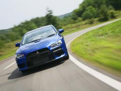 MITSUBISHI LANCER EVOLUTION blue