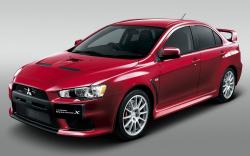 MITSUBISHI LANCER EVOLUTION red