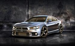 MITSUBISHI LANCER EVOLUTION silver