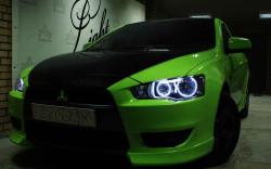 MITSUBISHI LANCER green