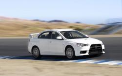 MITSUBISHI LANCER white