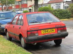 NISSAN CHERRY red