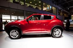 Moscow, Russia - August 25:  Red Jeep Car Nissan Juke At Moscow International Exhibition Interauto O by Rqs