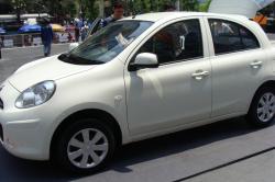 NISSAN MARCH white