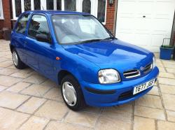 NISSAN MICRA blue