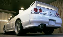 NISSAN R33 white