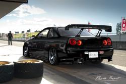 NISSAN SKYLINE black