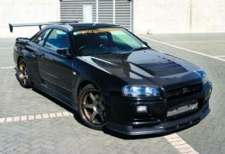 NISSAN SKYLINE black