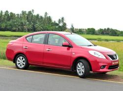 NISSAN SUNNY red