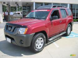 NISSAN XTERRA red