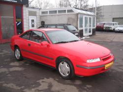 OPEL CALIBRA red