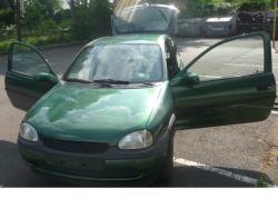 OPEL CORSA 1.0 green