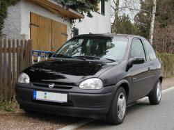 OPEL CORSA black