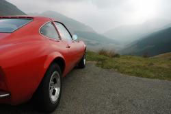 1971 Opel GT in Scottish Higlands by Dan Middleton