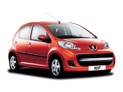 PEUGEOT 107 red