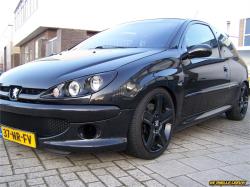 PEUGEOT 206 black