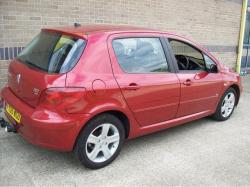 PEUGEOT 307 red
