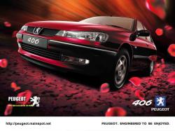 PEUGEOT 406 red