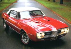 PONTIAC FIREBIRD AUTOMATIC red