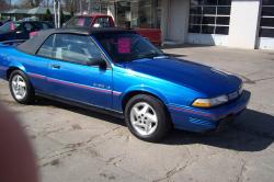 PONTIAC SUNBIRD CONVERTIBLE red