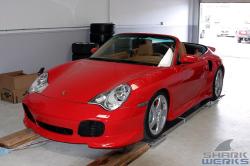 PORSCHE 996 CABRIOLET red