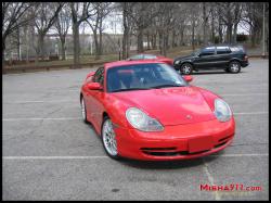 PORSCHE 996 red