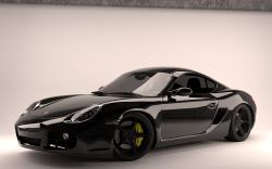 PORSCHE CAYMAN black