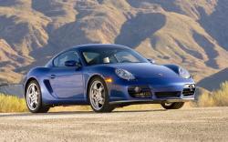 PORSCHE CAYMAN blue