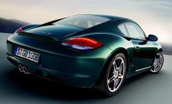 PORSCHE CAYMAN green