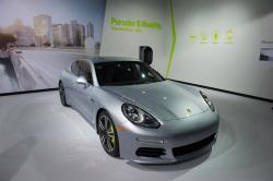 LOS ANGELES, CA - NOVEMBER 20: A Porsche Panamera S on exhibit at the Los Angeles Auto Show in Los Angeles, CA on November 20, 2013 by Christopher Halloran