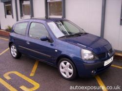 RENAULT CLIO blue