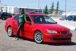 SAAB 9-3 red