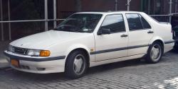 SAAB 9000 AERO white