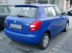 SKODA FABIA blue