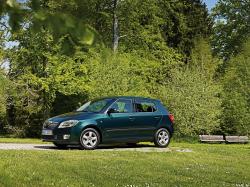 SKODA FABIA green