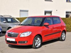 SKODA FABIA red