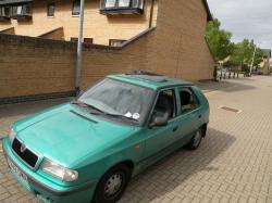 SKODA FELICIA green