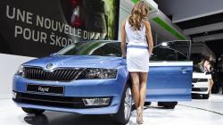 SKODA RAPID green