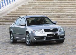 SKODA SUPERB silver