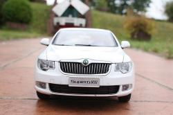 SKODA SUPERB white