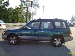 SUBARU FORESTER green