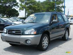 SUBARU FORESTER green