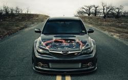 SUBARU IMPREZA black