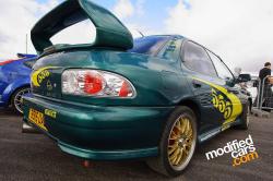 SUBARU IMPREZA green