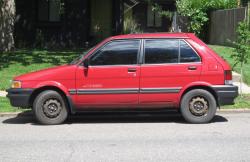 SUBARU JUSTY 1.2 red