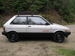 SUBARU JUSTY black