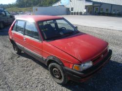 SUBARU JUSTY red