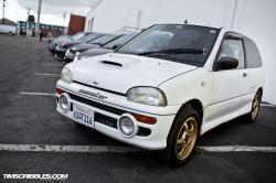 SUBARU VIVIO white