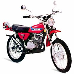 SUZUKI TS 125 red