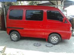 SUZUKI VAN red